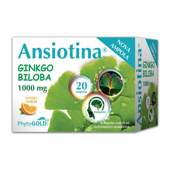 ANSIOTINA GINKGO BILOBA 20 AMPOLLAS