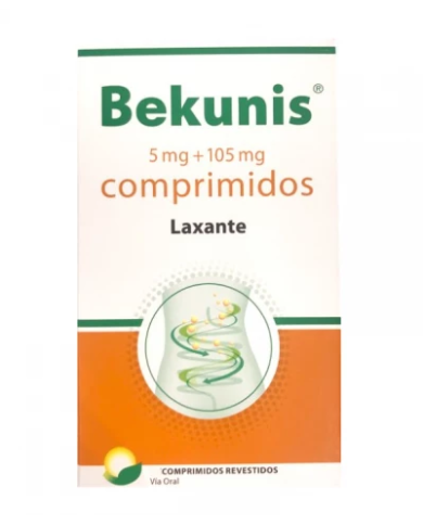 BEKUNIS LAXANTE 5 MG + 105 MG 40 TABLETAS
