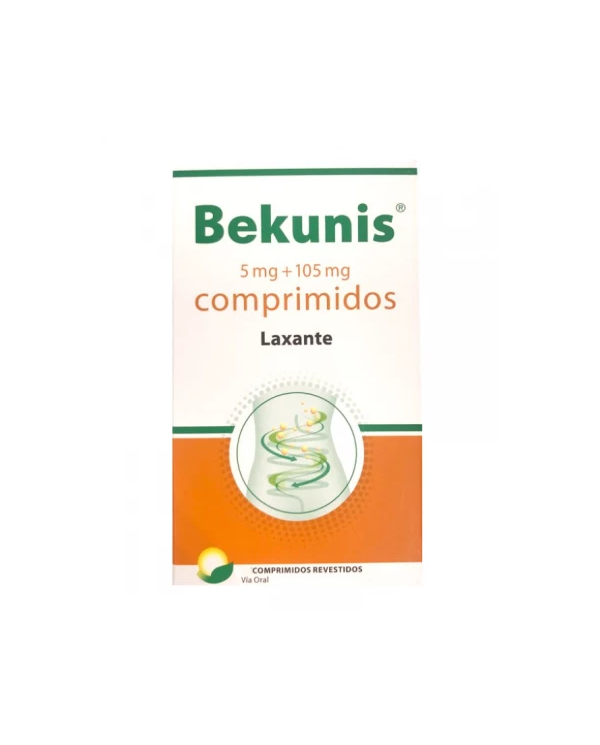 BEKUNIS LAXANTE 5 MG + 105 MG 40 COMPRIMIDOS