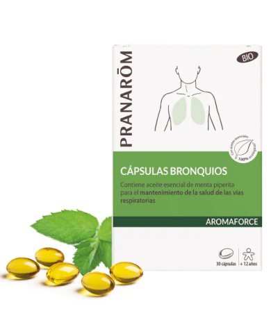 PRANARÓM AROMAFORCE BRÔNQUIOS 30 CÁPSULAS