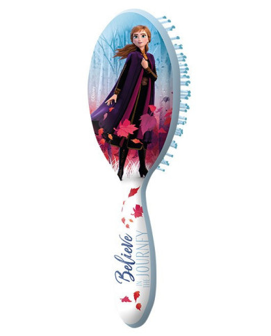 Cepillo de pelo azul Ana de Frozen