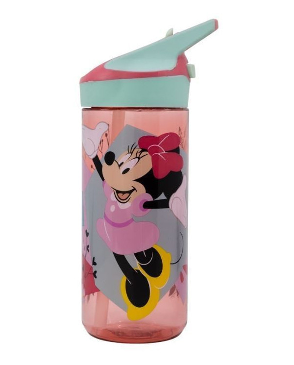 GARRAFA COM PALHINHA TRITAN MINNIE 620 ML