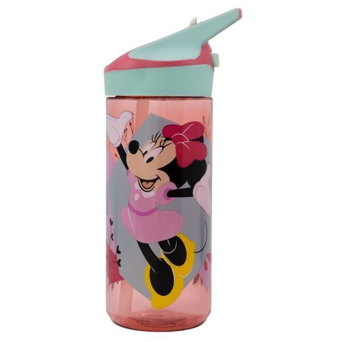 GARRAFA COM PALHINHA TRITAN MINNIE 620 ML