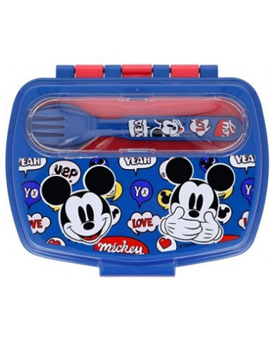 MICKEY MOUSE LANCHEIRA + TALHERES