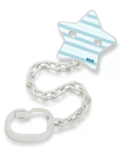 NUK CORRENTE CHUPETA ESTRELA AZUL 1 UNI