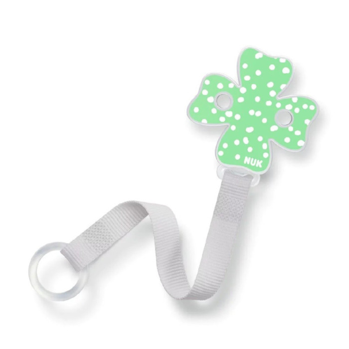 NUK CINTA CHUPETE DUO TRÉBOL VERDE 1 UNI