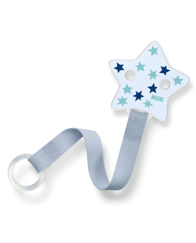 NUK CHUPETE STAR DUO AZUL CINTA 1 UNI