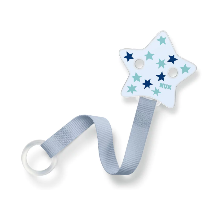 NUK CHUPETE STAR DUO AZUL CINTA 1 UNI