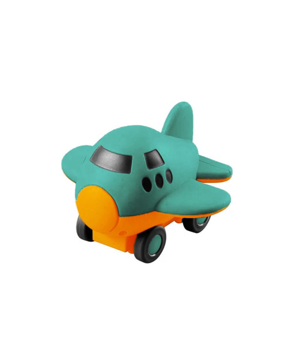 GIROS ECO AVIÃO RODA LIVRE AZUL 10 CM