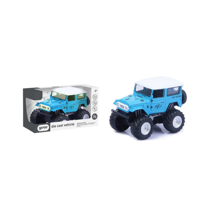 GIROS JEEP PULL BACK 1:43 AZUL