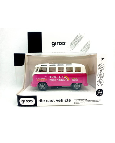 GIROS VAN PÃO DE FORMA ROSA