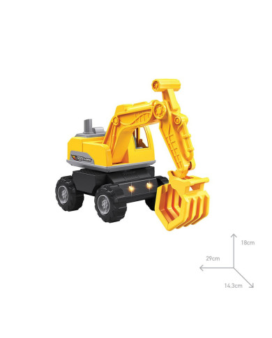 GIROS BUILD ESCAVADORA PEGA GARRA 35 CM