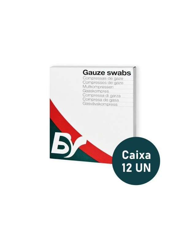 BV COMPRESSAS GAZES ESTERILIZADAS 10X10 CM 12 UNI