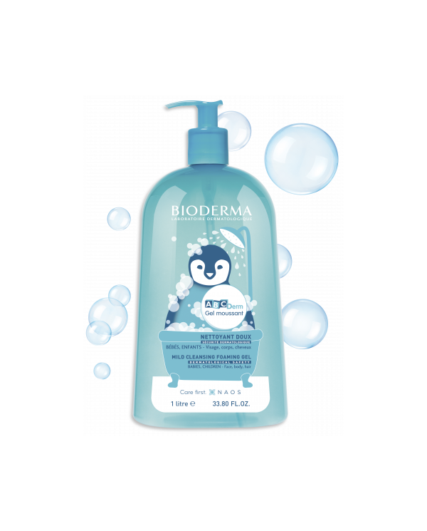 BIODERMA ABCDERM GEL MOUSSANT 1L PREÇO ESPECIAL