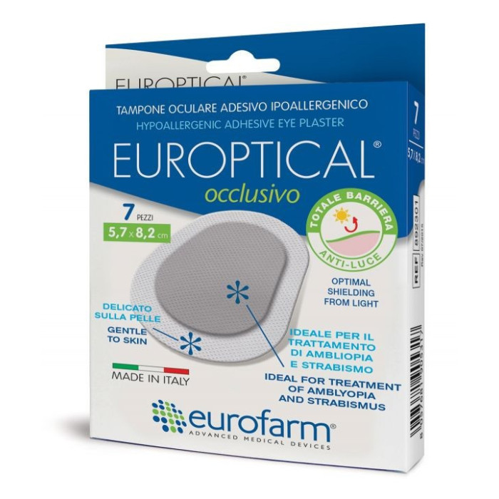 EUROPTICAL PENSO OCLUSIVO 5,7 x 8,2 CM 7 UNIDADES