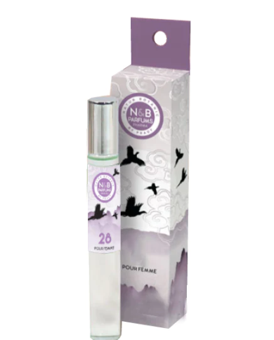 N&B PERFUME ROLL-ON MULHER RASPARY E WHITE HONEY Nº458 12 ML