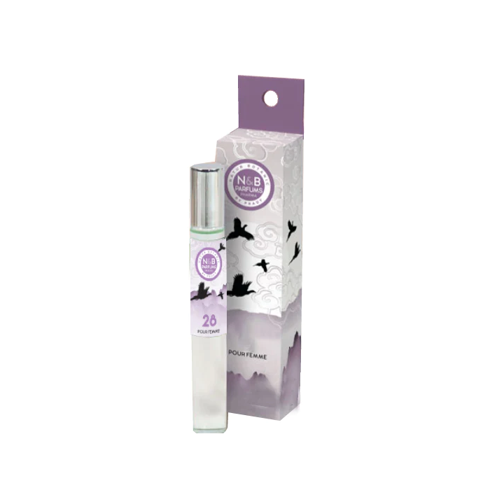 N&B PERFUME ROLL-ON MULHER RASPARY E WHITE HONEY Nº458 12 ML