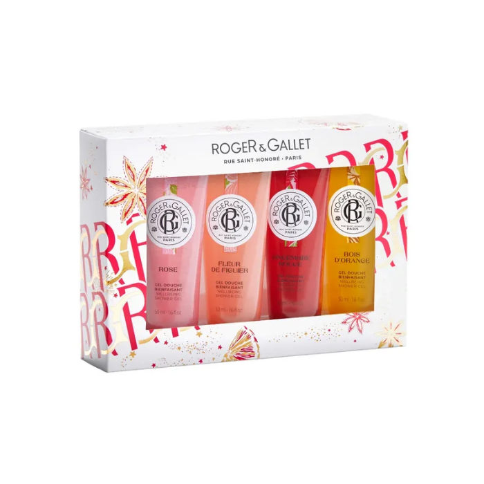 ROGER & GALLET COLECCIÓN GEL DE BAÑO 4 X 50 ML REGALO NAVIDAD