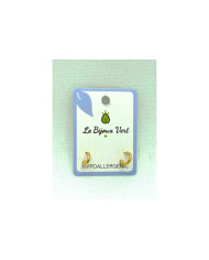 LE BIJOUX VERT BRINCOS SWAROVSKI HIPOALRGÉNICO A5