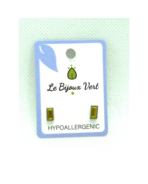 LE BIJOUX VERT BRINCOS SWAROVSKI HIPOALRGÉNICO A6