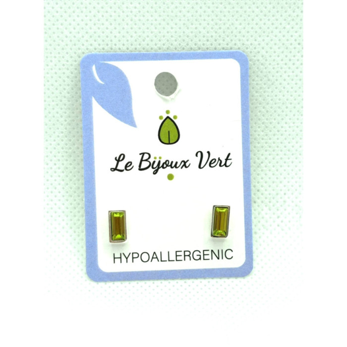 LE BIJOUX VERT BRINCOS SWAROVSKI HIPOALRGÉNICO A6