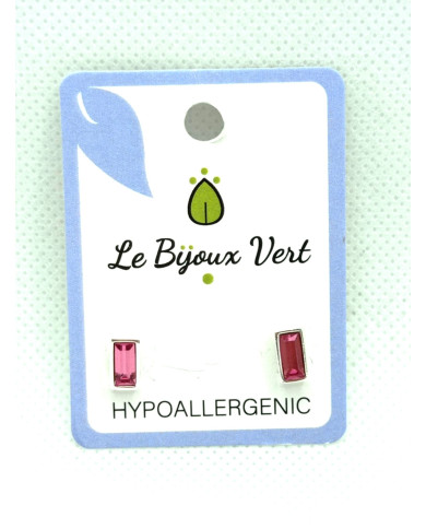 LE BIJOUX VERT BRINCOS SWAROVSKI HIPOALRGÉNICO A7