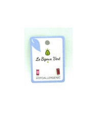 LE BIJOUX VERT BRINCOS SWAROVSKI HIPOALRGÉNICO A7