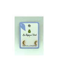 LE BIJOUX VERT BRINCOS SWAROVSKI HIPOALRGÉNICO A11