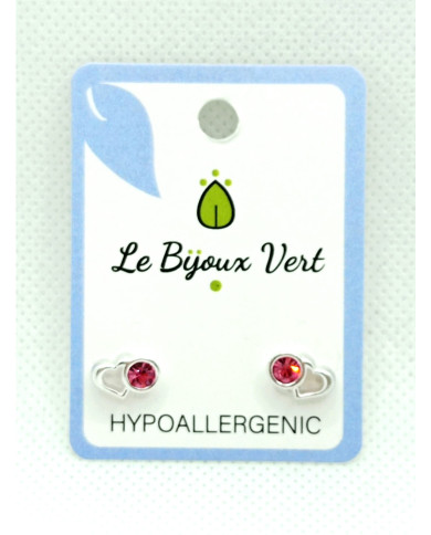 LE BIJOUX VERT BRINCOS SWAROVSKI HIPOALRGÉNICO A12