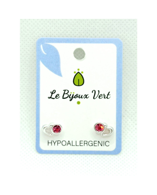 LE BIJOUX VERT BRINCOS SWAROVSKI HIPOALRGÉNICO A12