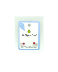 LE BIJOUX VERT BRINCOS SWAROVSKI HIPOALRGÉNICO A12