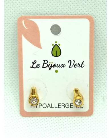 LE BIJOUX VERT BRINCOS SWAROVSKI HIPOALRGÉNICO S1