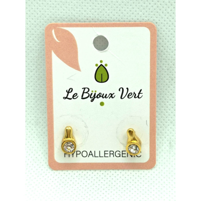 LE BIJOUX VERT BRINCOS SWAROVSKI HIPOALRGÉNICO S1