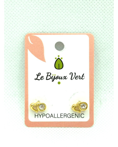 LE BIJOUX VERT BRINCOS SWAROVSKI HIPOALRGÉNICO S2