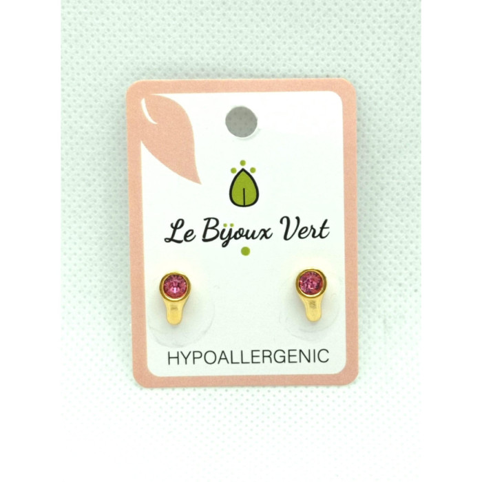 LE BIJOUX VERT BRINCOS SWAROVSKI HIPOALRGÉNICO S3