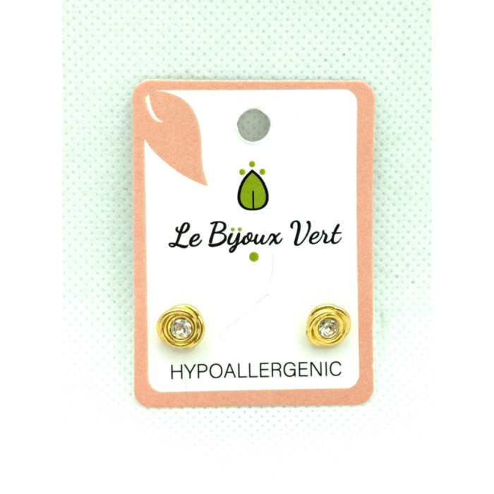 LE BIJOUX VERT BRINCOS SWAROVSKI HIPOALRGÉNICO S6