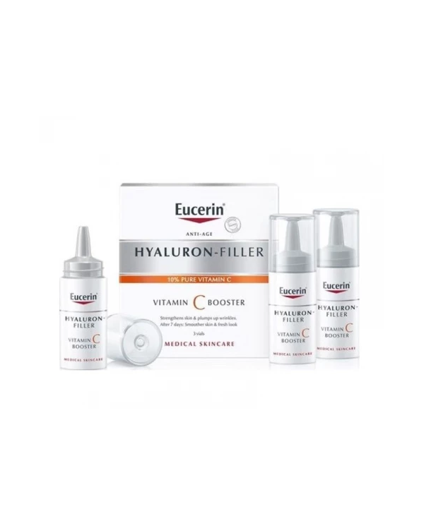 EUCERIN HYALURON-FILLER 10% VITAMINA C BOOSTER 3X8 ML