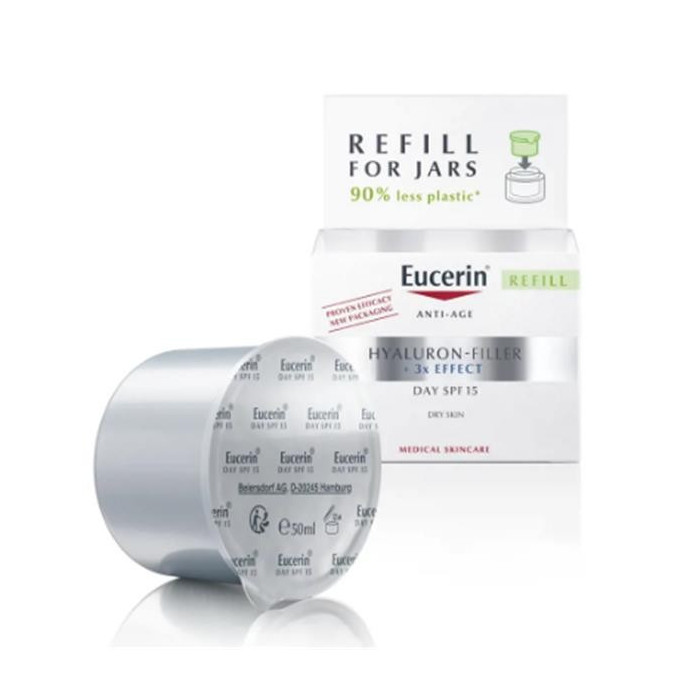 EUCERIN HYALURON-FILLER RECARGA CREME DIA PELE SECA SPF15 50ML