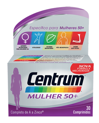 CENTRUM MULHER 50 + 30 COMRIMIDOS