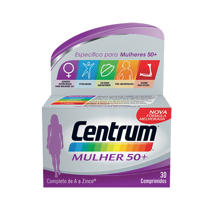 CENTRUM MULHER 50 + 30 COMRIMIDOS