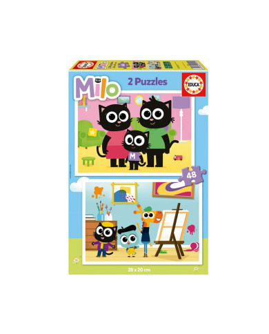 EDUCA 2X PUZZLE JUNIOR MILO 48 PEÇAS