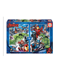 EDUCA 2X PUZZLE AVENGERS 100 PEÇAS