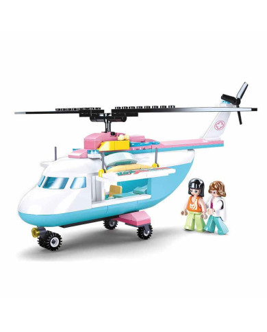 GIRLS DREAM HELICÓPTERO INTERVENÇÃO MÉDICA 163 PCS