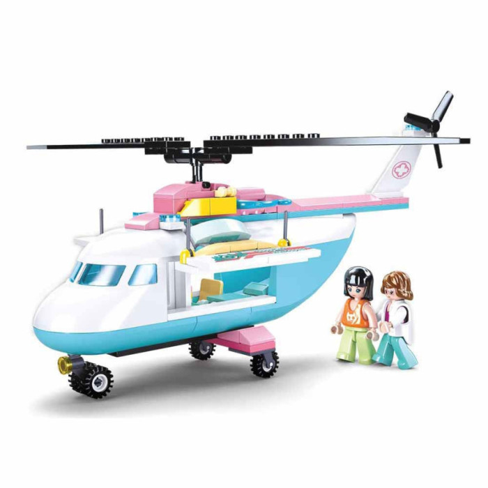 GIRLS DREAM HELICÓPTERO INTERVENÇÃO MÉDICA 163 PCS