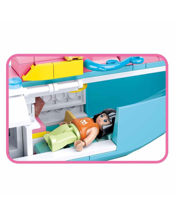 GIRLS DREAM HELICÓPTERO INTERVENÇÃO MÉDICA 163 PCS