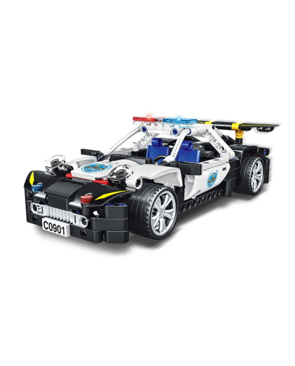 SWAT CARRO POLÍCIA ENCAIXES 8+ TECHNIC GIROS