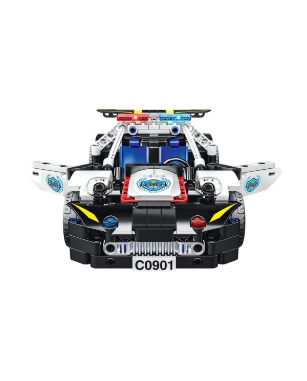 SWAT CARRO POLÍCIA ENCAIXES 8+ TECHNIC GIROS