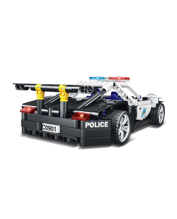 SWAT CARRO POLÍCIA ENCAIXES 8+ TECHNIC GIROS