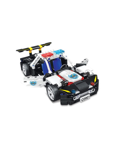 SWAT CARRO POLÍCIA ENCAIXES 8+ TECHNIC GIROS