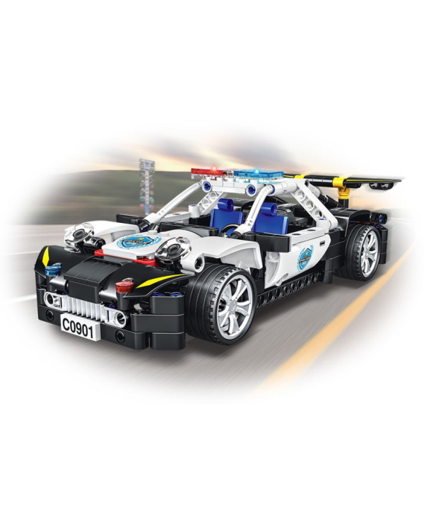 SWAT CARRO POLÍCIA ENCAIXES 8+ TECHNIC GIROS